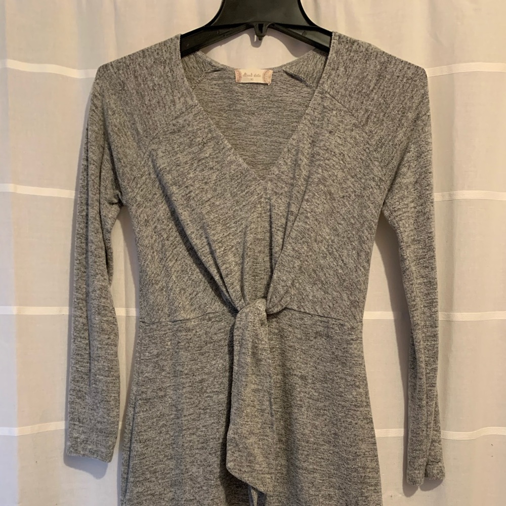 Knot front dress